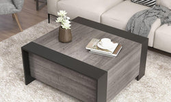 Camden Sliding Top Coffee Table - Grey