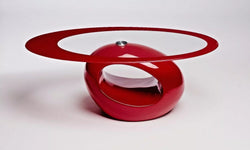 Alessa Contemporary Coffee Table - Red