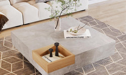 Maven Coffee Table - Concrete Grey