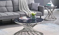 Avery Coffee Table - Silver