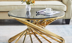 Avery Coffee Table - Gold